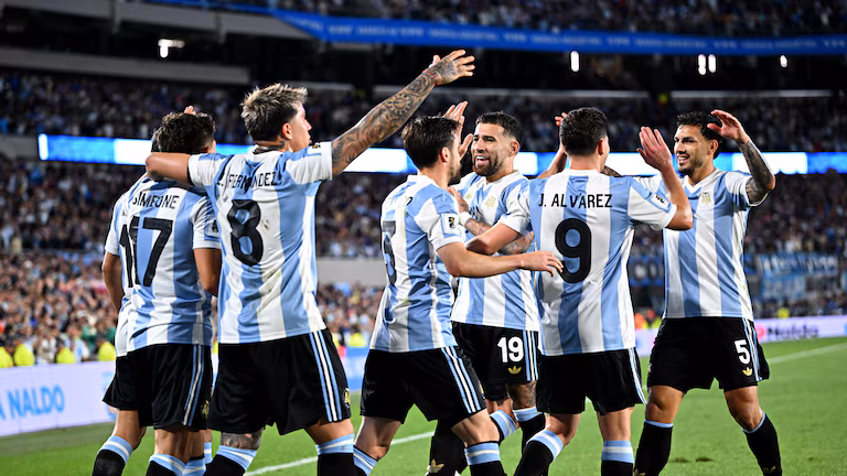 Paliza histórica: Argentina goleó a Brasil en el Monumental