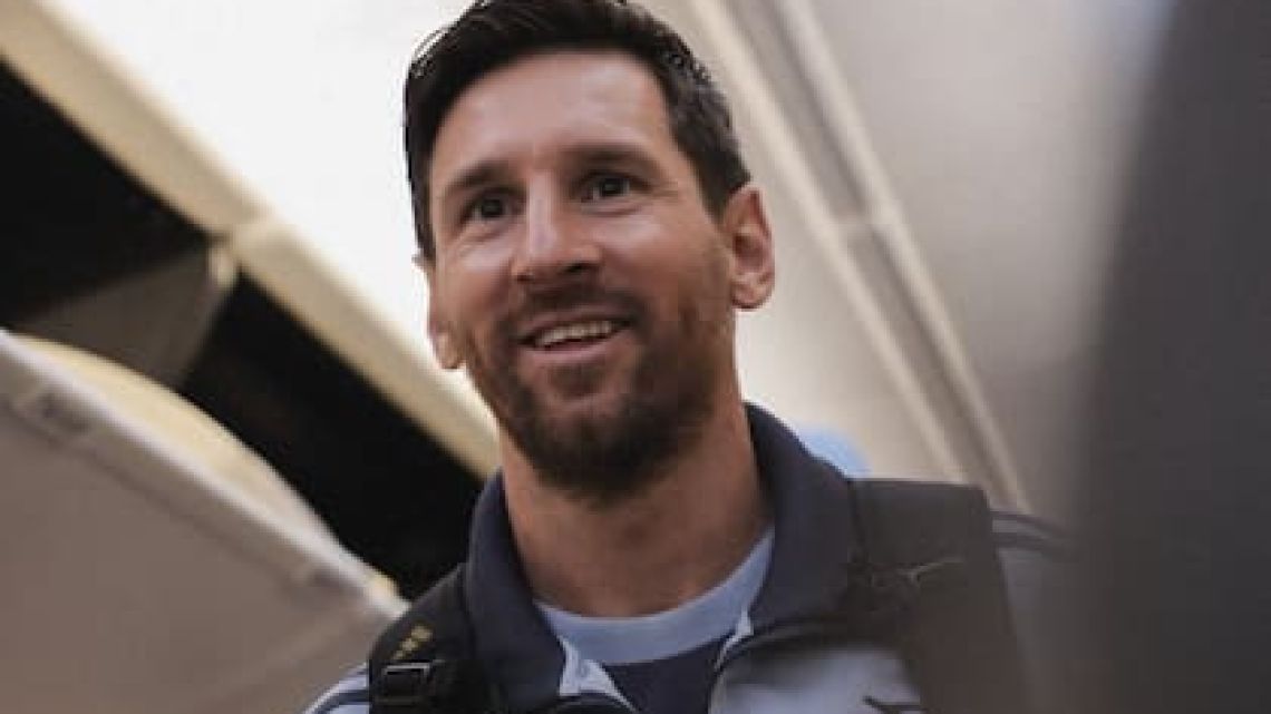 Argentina llegó a Chile  por las Eliminatorias: estara Messi en el equipo de Scaloni?