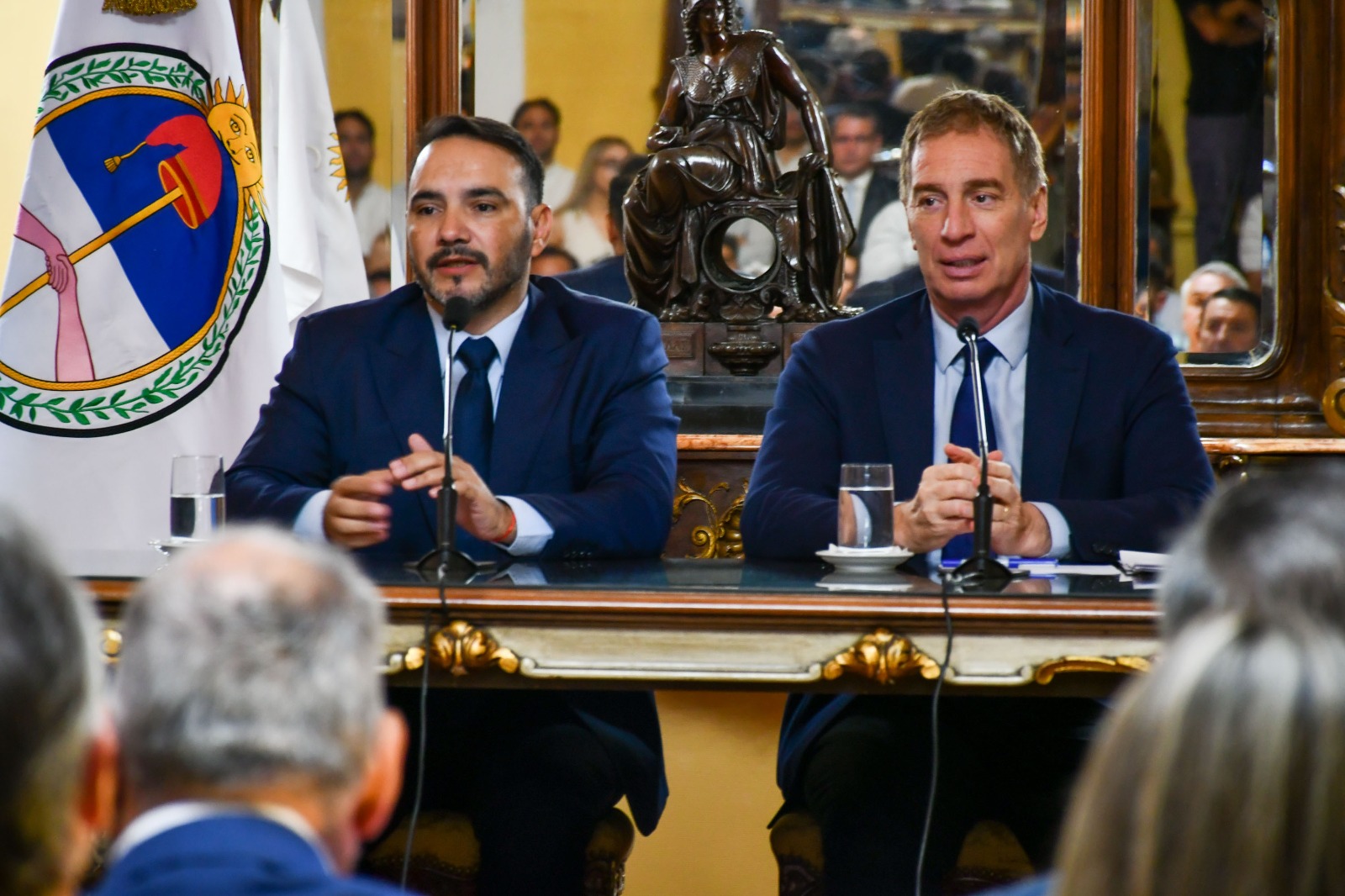 Valdés junto a Diego Santilli: "El camino a seguir para la Argentina es el diálogo y trabajo en conjunto"