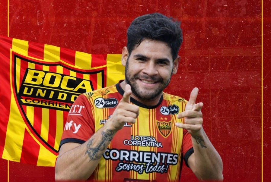 Un ex River llega a Boca Unidos: "Keko" Villalva es el nuevo jugador del equipo correntino
