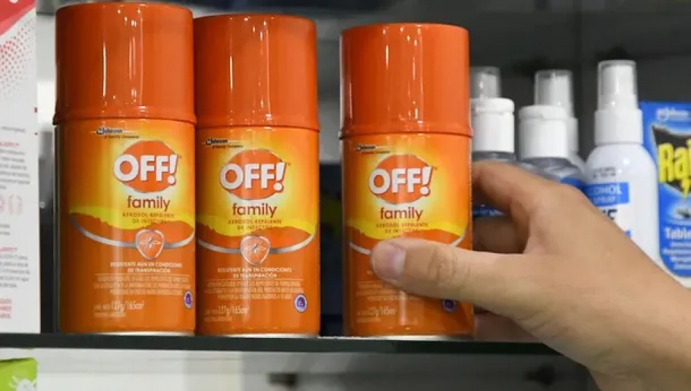 ANMAT prohíbe el producto “Repelente de insectos” marca OFF! con inscripciones en idioma chino