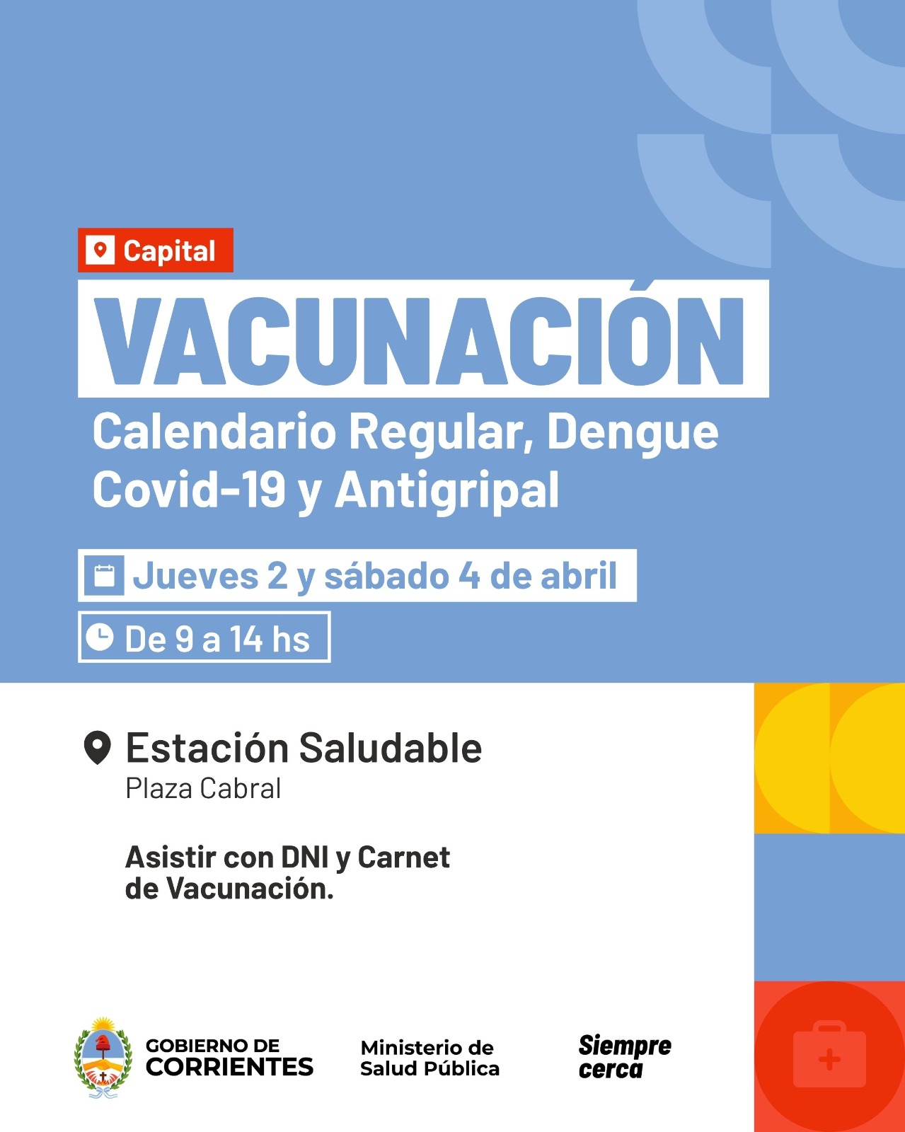 Se recomienda completar el calendario de vacunación y antigripal para grupos de riesgo