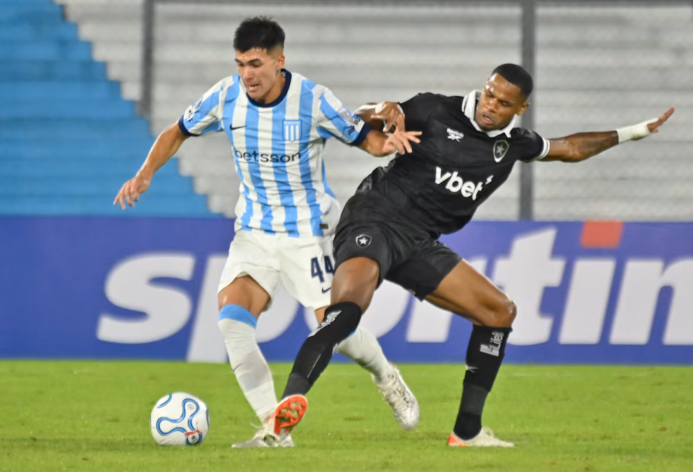 Racing perdió de local ante Botafogo