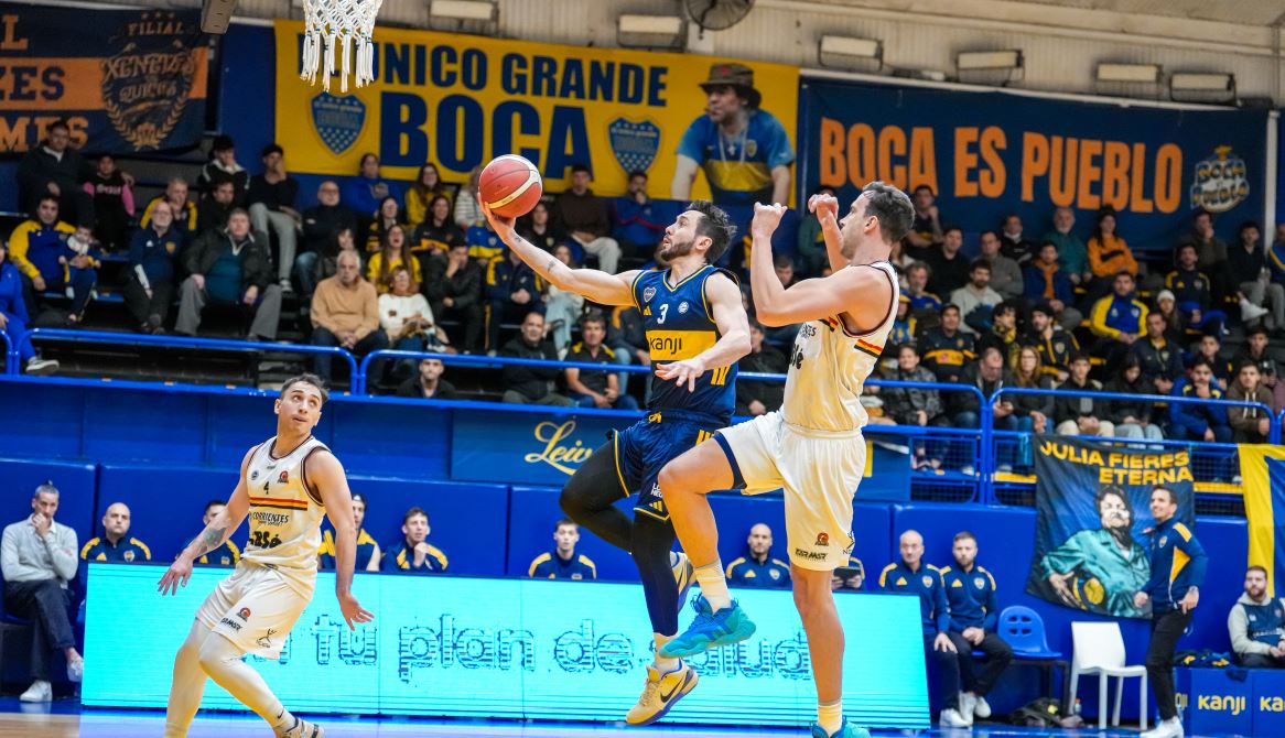 Final de película en la Bombonerita: Boca le ganó a San Martín con un triple agónico