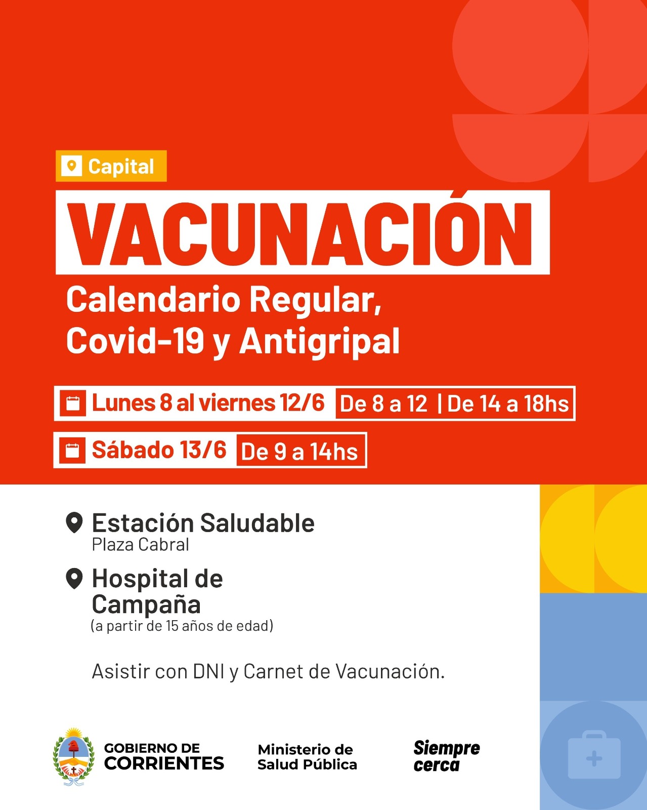Se recomienda completar el calendario de vacunación y antigripal para grupos de riesgo