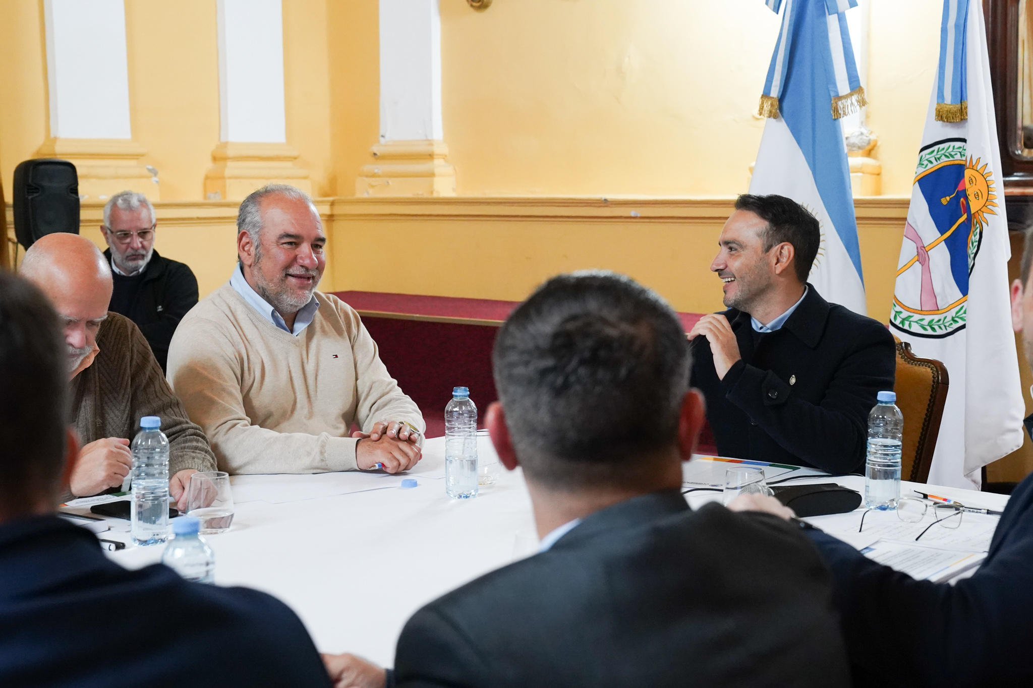 Coordinación y prevision: Polich participó de la reunión de Defensa Civil encabezada por el gobernador